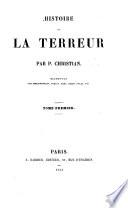 Histoire de la Terreur, etc. [With plates.]