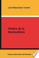 Histoire de la thermochimie