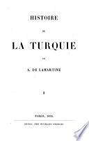 Histoire de la Turquie par A. de Lamartine