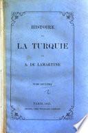Histoire de la Turquie par A. de Lamartine