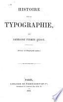 Histoire de la typographie