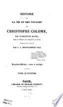 Histoire de la vie et des voyages de Christophe Colomb