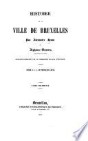 Histoire de la ville de Bruxelles