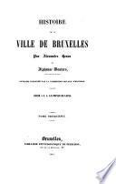 Histoire de la ville de Bruxelles