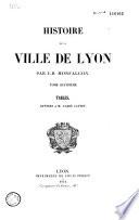 Histoire de la ville de Lyon