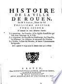 Histoire De La Ville De Rouen