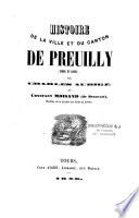 Histoire de la ville et du canton de Preuilly (Indre et Loire)