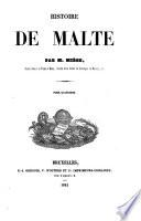 Histoire de Malte par m. Miège
