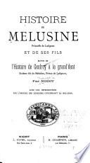 Histoire de Melusine, princesse de Lusignan