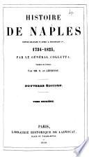 Histoire de Naples depuis Charles 6. jusqu'a Ferdinand 4. 1734-1825