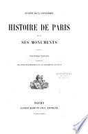 Histoire de Paris et de ses monuments