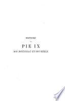 Histoire de Pie IX