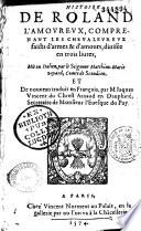 Histoire de Rolland l'Amoureux