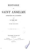 Histoire de Saint Anselme