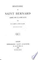 Histoire de Saint Bernard, abbé de Clairvaux