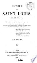 Histoire de saint Louis, roi de France