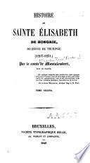 Histoire de sainte Elisabeth de Hongrie, duchesse de Thuringe