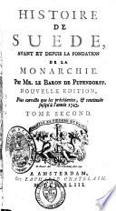 Histoire de Suède, avant et depuis la fondation de la monarchie
