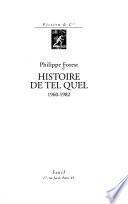 Histoire de Tel quel