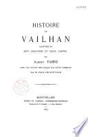Histoire de Vailhan