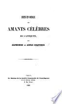 Histoire des amants célèbres de l'antiquité