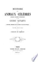 Histoire des animaux célèbres industrieux, intelligents ou extraordinaires, et des chiens savants, y compris l'histoire véridique de ce chien de Jean de Nivelle