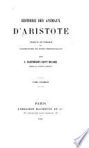 Histoire des animaux d'Aristote
