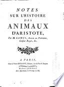 Histoire des animaux