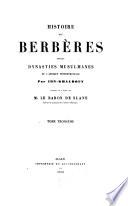 Histoire des Berbères et des dynasties musulmanes de l'Afrique septentrionale