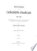Histoire des Canadiens-Francais 1608-1880