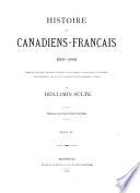 Histoire des Canadiens français [1608-1880]