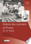 Histoire des cuisiniers en France