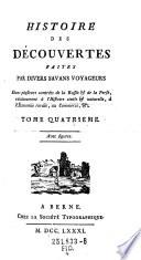 Histoire des decouvertes faites par divers savans voyageurs dans plusieurs contrees de la Russie et de la Perse ...