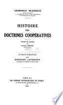 Histoire des doctrines coopératives