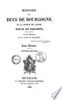 Histoire des ducs de Bourgogne de la maison de Valois, 1364-1477