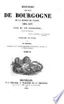 Histoire des ducs de Bourgogne de la maison de Valois, 1364-1477