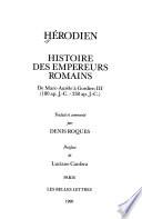 Histoire des empereurs romains
