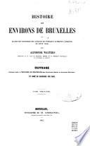 Histoire des environs de Bruxelles