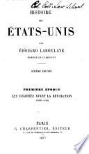 Histoire des États-Unis: Les colonies avant la révolution, 1620-1763