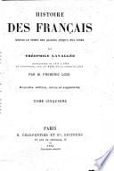 Histoire des Français depuis le temps des Gaulois jusqu'en 1848