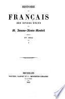 Histoire des Français des divers états: XIVe siècle