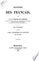 Histoire des français