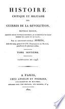 Histoire ... des guerres de la Révolution