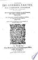 Histoire des guerres faictes par l'empereur Iustinian contre les Vandales, et les Goths. Escrite en Grec par Procope, & Agathias, & mise en Francois par Mart. Fumee, S. de Genille, ..