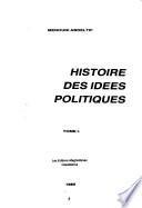 Histoire des idées politiques
