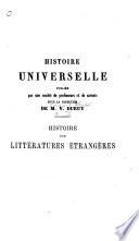 Histoire des littératures étrangères considérées dans leurs rapports avec le développement de la littérature française