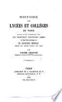 Histoire des lycées et collèges de Paris