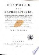 Histoire des mathematiques