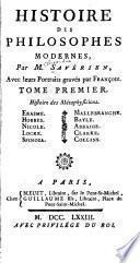 Histoire des métaphysiciens