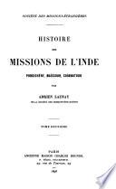 Histoire des missions de l'Inde